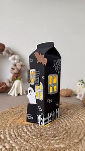 Turning an empty milk carton into a haunted house! 👻🕸️ A fun and spooky upcycle for Halloween—perfect for glowing decor or a ghostly table setup. 💡🎃 #DIYHalloween #DIYHalloween #HauntedHouseCraft #SpookySeason #CraftInspo #UpcycledDecor #HalloweenDIY #CreativeReuse #GhostDecor #RecycledCrafts #HalloweenVibes #CraftingFun #FallCrafts #HandmadeDecor #SustainableDIY #diy | Peri Azizov