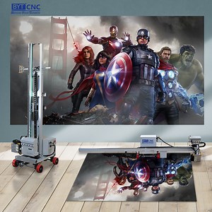 [Hot Item] Wall Robot Painting Machine on PVC Sheet Ceramic Tile Wall Printing Machine Vertical 3D Wall Printer