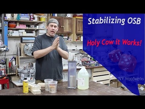 Stabilizing OSB Wood Blanks