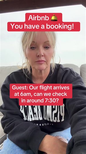 Guest: “Our flight lands at 6AM… can we check in around 7?” Oh absolutely. No problem at all. Let me just: • Gently wake the current guests at sunrise • Ask them to pack their belongings in record time • Have my cleaners parachute in like a NASCAR pit crew • Deep clean the entire house in 12 minutes • Reset the hot tub, wash all the linens, mop the floors, sanitize every surface • And light a candle so it smells like a spa when you walk in Because as Airbnb hosts we have magical powers and unlim