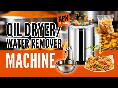 Industrial oil dryer machine | snack oil dryer machine | advance technology oil remover machine #oil