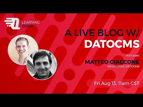 Getting Started with DatoCMS - A Modern Headless CMS with LOTS of Features!