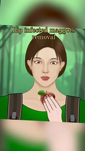 4.8K views · 31 reactions | Lip infected maggots removal treatment 3d animation | #3danimation #asmrsound #animation #health #treatment #care #cleaning | Akhilesh Yadav | Facebook