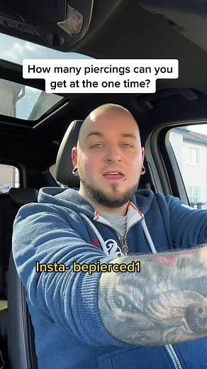 How many piercings can you get in one go #bepierced #piercings #bodypiercing #irish #fyp #education #tips #tiktokshortfilm #chessecake