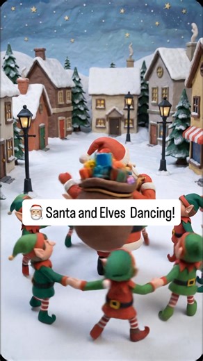 🎅🏼 Santa and Elves Dancing! Digital Art Created with Nano Banana and Veo 3.1 in Adobe Firefly #digitalart #aiart #christmas #santa | Andrew Kavanagh