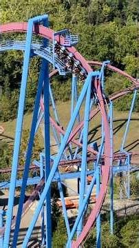 Banshee from the Eiffel Tower #kingsisland #rollercoaster #amusementpark #themepark