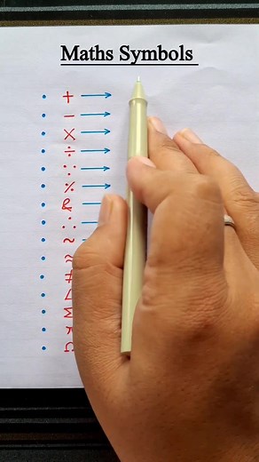 Understanding Math Symbols in English Education