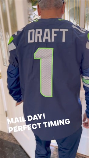 11K views · 170 reactions | Mail day. Perfect timing for a new draft clock. Thank you for the fantastic gift, Remzi Ateser! | Captain SeaHawk | Facebook