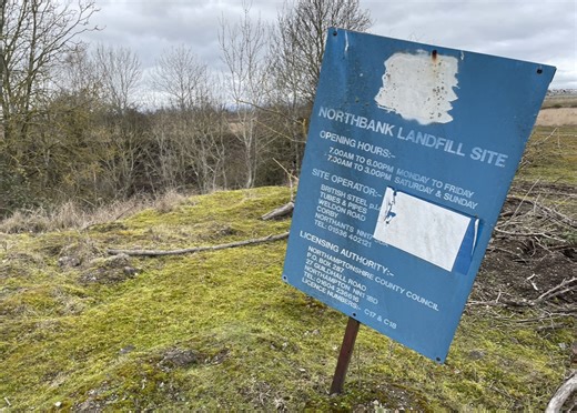 Regeneration of Corby steelworks Northbank tip