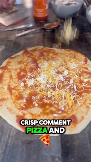 How to Make Homemade Pizza Crust (Easy Cracker-Style Pizza at Home) #shorts