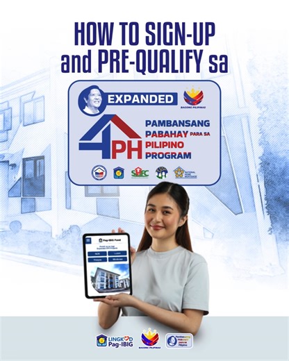 Here's how to Sign Up and Pre-Qualify for a 4PH Housing Unit ⬇️⬇️⬇️ Magregister na sa Expanded 4PH para sa murang pabahay ng gobyerno! Click here ➡️ https://www.pagibigfundservices.com/MagpalistaSa4PH #Expanded4PH #PagIBIGExpanded4PH | Pag-IBIG Fund (HDMF)
