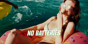 Magic Pool Fountain Water Powered Swimming Pool Fountain w/Multicolor LED Bulb