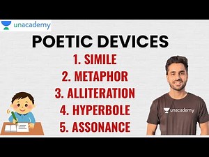 POETIC DEVICES - Simile, Metaphor, Alliteration, Hyperbole, Assonance