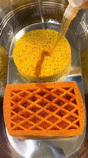 Dettol Dish soap Pine✨ I love the consistency of these cleaners together☺️I have so many bottles of left over dish soap and figured I’d throw them all together this way. Enjoy✨ ✨Dettol ✨Dish Soaps ✨Pine Jelly ✨Dish Soap Pine Mix #fyp #cleantok #pine #sponge #oddlysatisfying