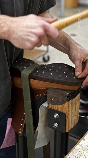 The video shows approximately 20 times faster than actual installation. We take our time with this process to make sure each nail, screw, and cork spike gets placed for maximum effectiveness. We are here to make sure when you are out in those cold winter mornings and hiking slippery terrain, your boots are the most treacherous thing out there. #caulkboot #corkboot #lumberjack #timber #loggingboot #loggers #forestry #modernlumberjack #flannel #hiking | JK Boots