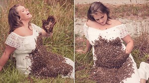 Mom From Viral Maternity Photo Shoot Featuring 20,000 Bees Reveals She Lost Her Baby