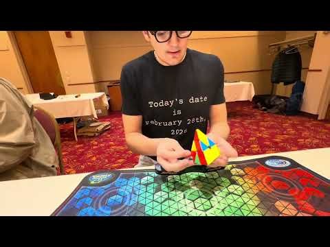 Second place in pyramix 2.29 second’s average. (Huge fail)