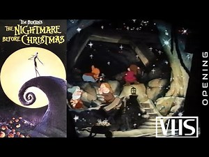 Opening to The Nightmare Before Christmas (1994 VHS)