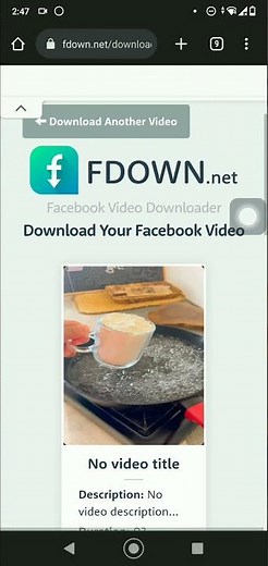 طريقة تحميل فيديوهات #فيسبوك #مجاناً بدون برامج | #facebook video downloader