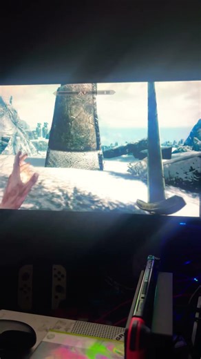 Playing Skyrim on the Xbox 360 in 2026 #xbox360 #skyrim #elderscrolls #2026 ￼