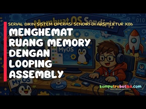 Bikin Sistem Operasi di x86 (Seri 4) : Menghemat Ruang Memori dengan Looping Assembly