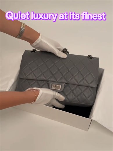 The Chanel 2.55 Reissue Flap Bag is a timeless luxury icon designed by Coco Chanel in February 1955. Featuring the signature Mademoiselle lock and aged chain, it represents elegance, history, and true quiet luxury. 👜✨ #chanel #chanelbag #luxurydesign #luxuryfashion #fashiontok