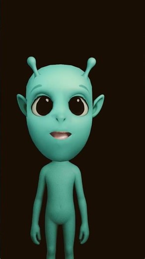 Alien singing song. #creative #creativecreation #animation