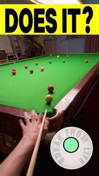 Snooker Practice Break Does It Go? 👍 GoPro Headcam POV