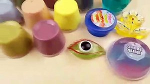 Mixing homemade slime with store bought slime  - SlimeSmothie - satisfaying slime