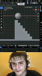 Noob vs Pro: Bouncing Ball Animation with Cloth Simulation #blender #gamedev #characterdesign #3dmodeling #3dart | 3d Blender Tips