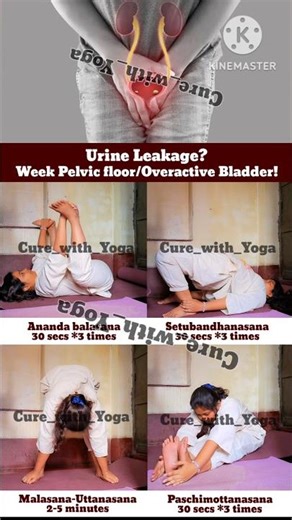 Urine Leakage? Yoga to Control Overactive Bladder | Strengthen Pelvic-floor & Overall Well-being
