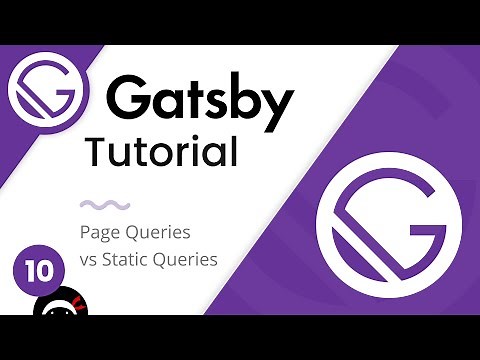 Gatsby Tutorial #10 - Static Queries (useStaticQuery)