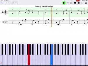 Down By The Sally Garden - piano sheet music