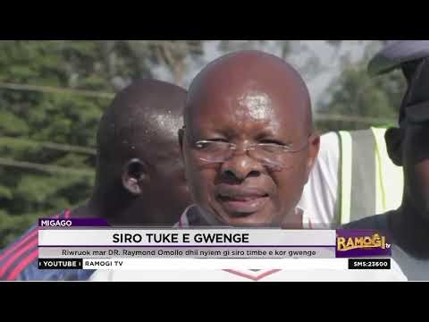 Riwruog Raymond Omollo siro timbe e kot gwenge