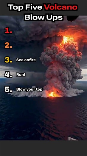These Volcano Eruptions Are Insane 🌋 #volcano #extreme #shorts