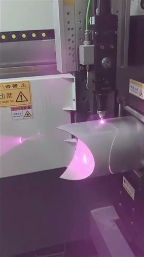 Laser pipe cutting machine cutting aluminum alloy pipe #pipe cutting#aluminum alloy cutting