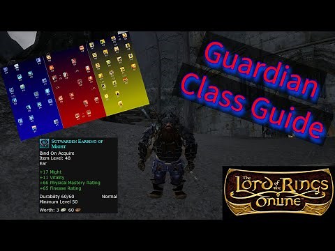 Guardian Guide. Red and Blue. Angmar Server Level 50. LOTRO 2024