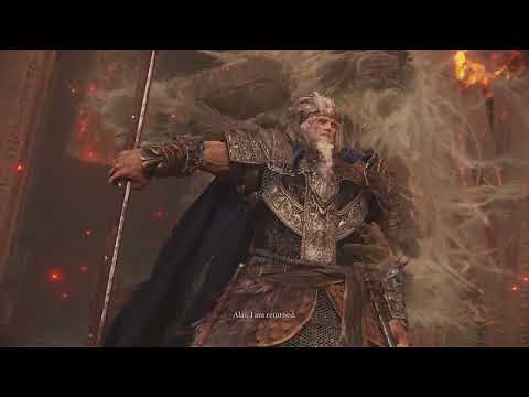 Elden Ring - Godfrey, First Elden Lord Boss Cutscene