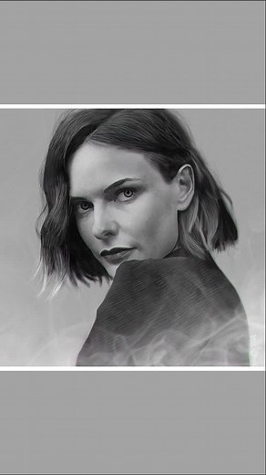 レベッカ・ファーガソンのポートレートアート