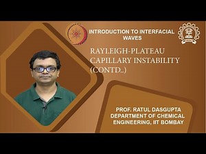 Lecture 44: Rayleigh-Plateau capillary instability (contd..)
