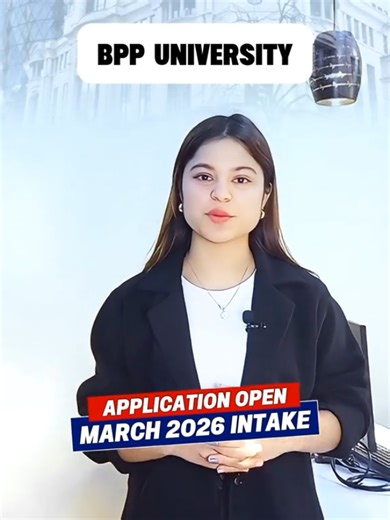 March 2026 Intake Now Open at BPP University!✨🇬🇧 Apply for the BSc (Hons) Applied Management with flexible entry requirements, including an IELTS / PTE waiver. Take the next step toward a recognised UK degree and future career success. #BPPUniversity #fyp #March2026Intake #StudyInUK #globalconsultkathmandu