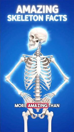 5 Amazing Facts About Your Skeleton #skeleton #facts #humanbody #animation