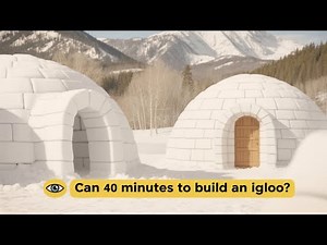 To Build This Igloo Step by Step!