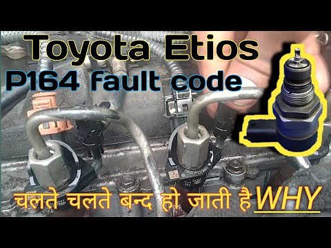 Toyota Etios 1272 fault code !P1604 code ! Fuel pressure regulator problem ! Toyota Etios DRVproblem