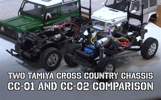 【Tamiya】田宫CC01与CC02究竟有什么区别？详细对比解说！