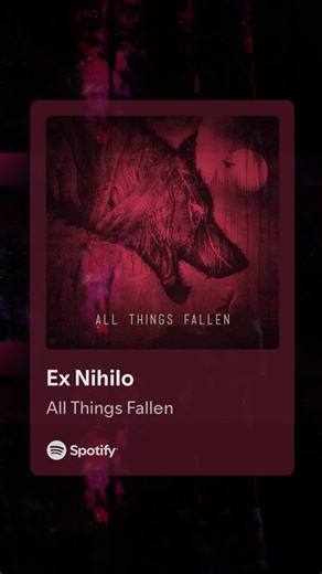 “Ex Nihilo” – All Things Fallen ⚔️