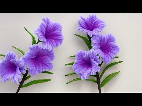 How to Make Beautiful Flower with Pipe Cleaner 🌸DIY Pipe Cleaner Flower | Step-by-Step tutorial