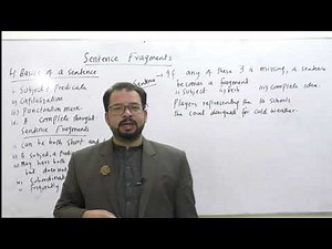 Sentence fragments vs sentence | sentence| sentence fragments