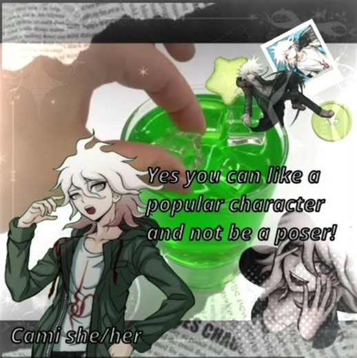 Why do some people think liking popular characters makes you a poser? #shorts #nagito #slimerant