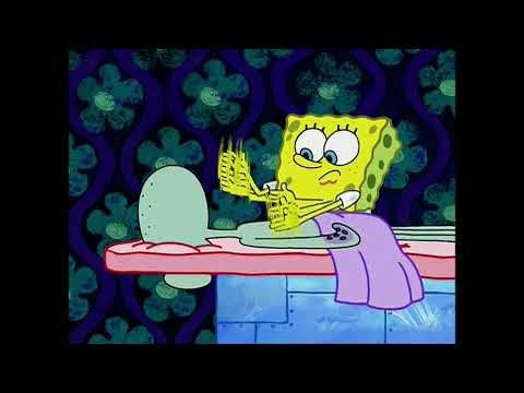 SpongeBob Trying a Hand and Massaging Squidward's Body for 10 Minutes